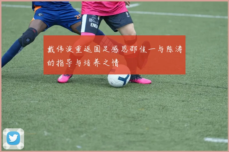 戴伟浚重返国足感恩邵佳一与陈涛的指导与培养之情